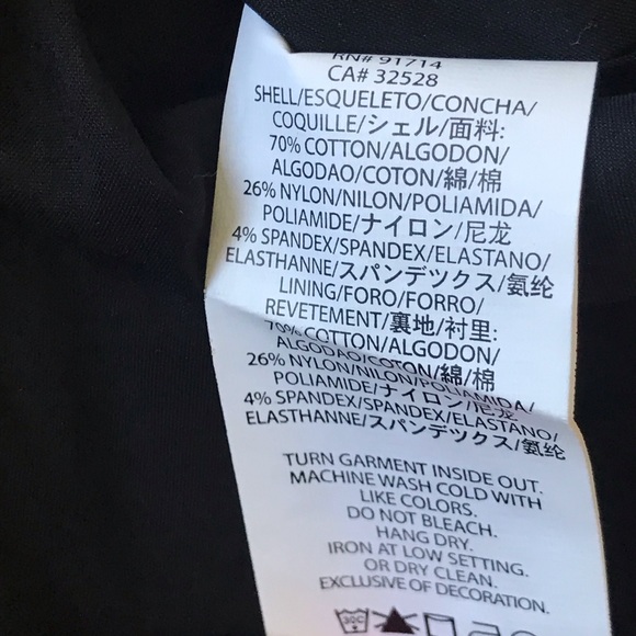 ARMANI EXCHANGE BLACK STRAPLESS DRESS - Picture 6 of 6